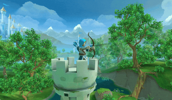 Tiny Archers VR - Adam in the tower