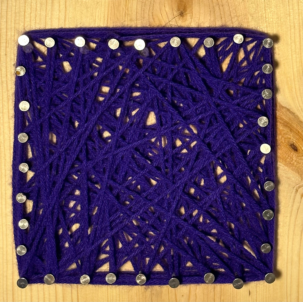Yarn Art - Purple Square