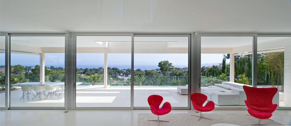 Villa de lujo con arquitectura contemporánea en la costa