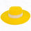 Thumbnail: ONLY ONE LEFT Big Brim Concave Fedora w/Aztec  Pattern Belt