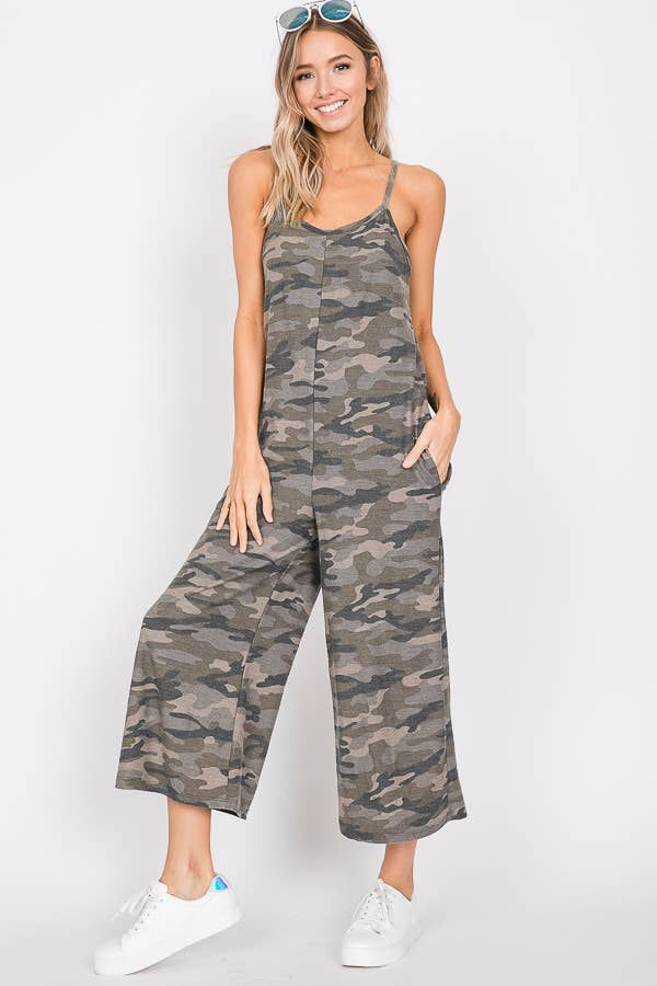  ONLY ONE LEFT Camo Jumpsuit 
