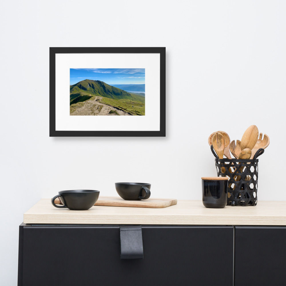 Ben Lawers, Perthshire. Framed Print.