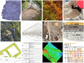 Rapport 2022 de la fouille programmée et du PCR sur le château de Penne (81)