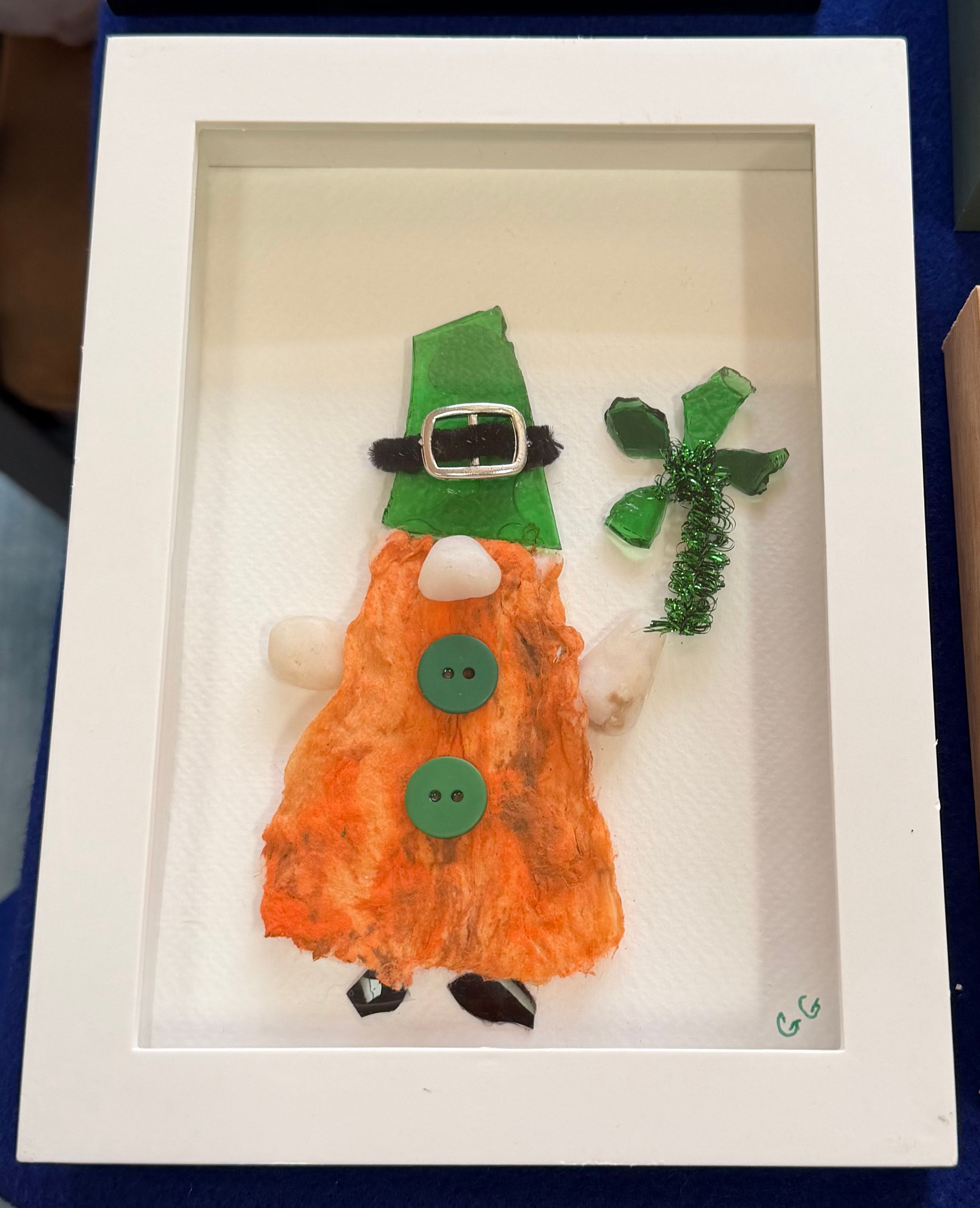 Luck of the Irish 5 x 7” shadowbox framed 