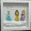 Thumbnail: Princesses….9 x 9” Glass, Sea Glass, Stained Glass. Custom order