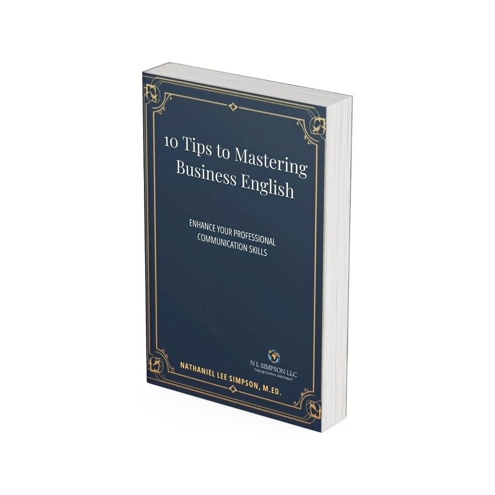縮圖：10 Tips to Mastering Business English