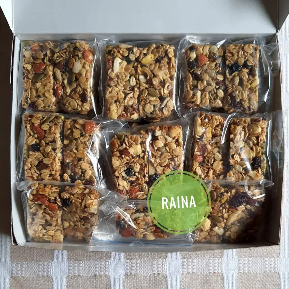 Granola Bars with Jaggery & Honey - Homemade