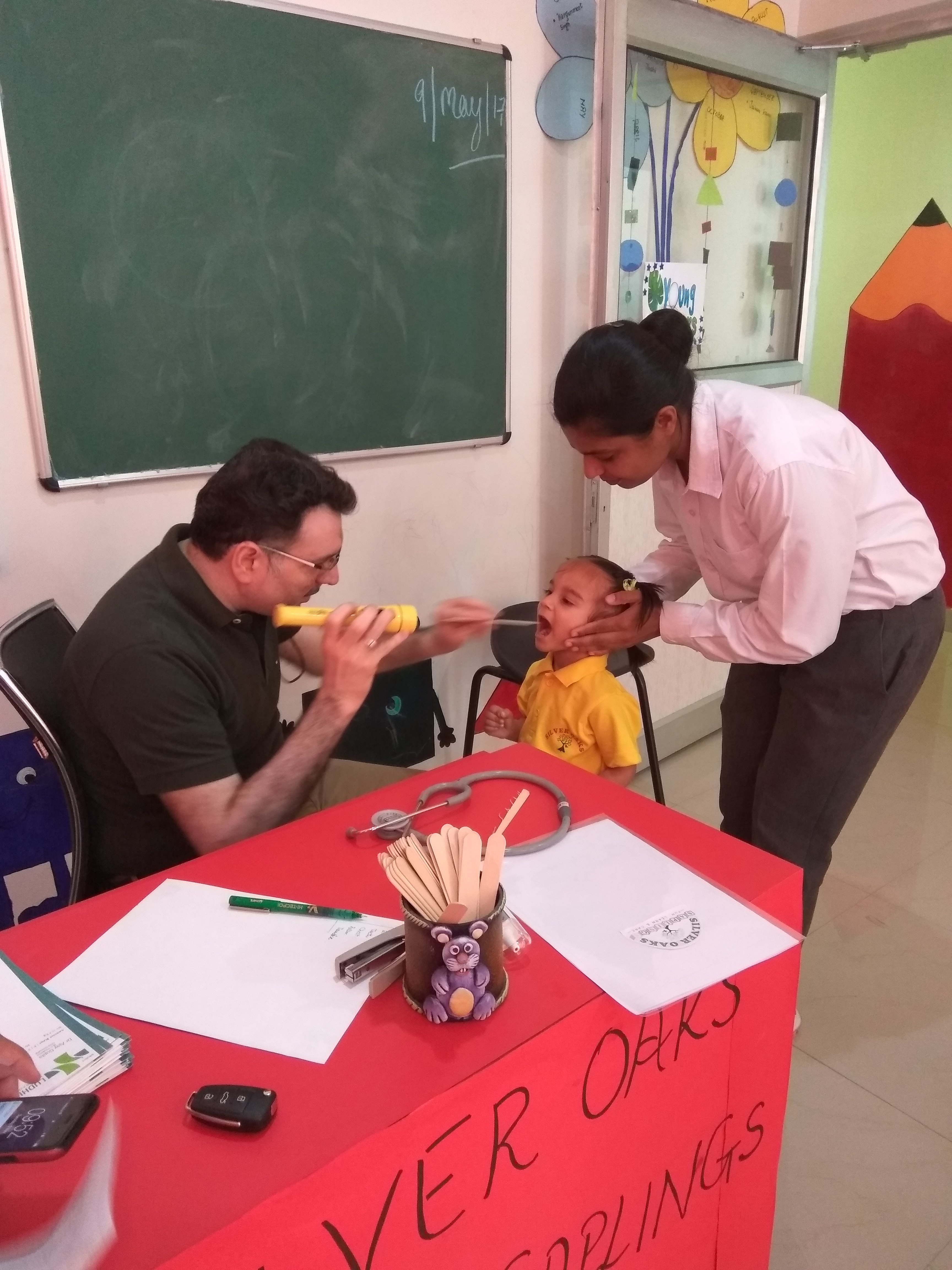 Medical camp at Silver Oaks Sapling