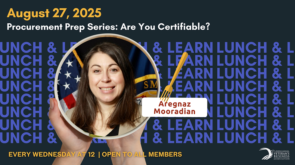 LUNCH & LEARN SERIES | Procurement Prep Series: Are You Certifiable?