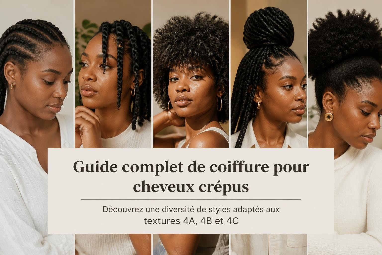 Coiffure pour les cheveux crépus : Guide complet 2026