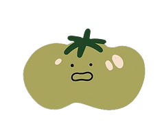 Green tomato character