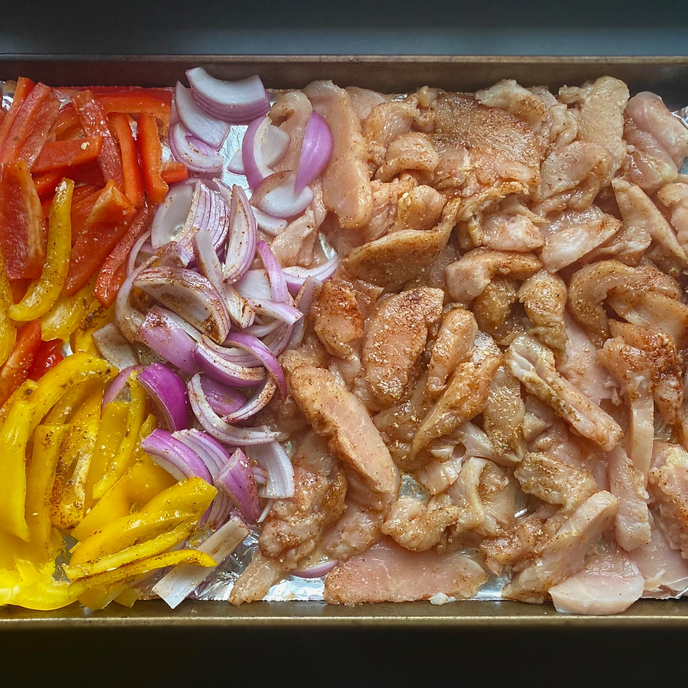 Sheet Pan Chicken Fajitas