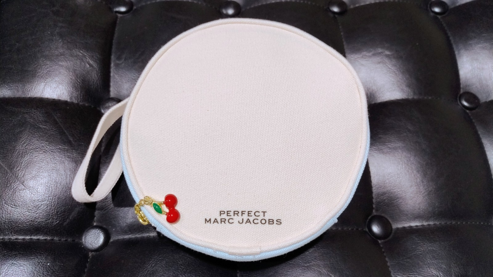 Marc Jacobs Perfect Small Canvas Round Pouch Bag