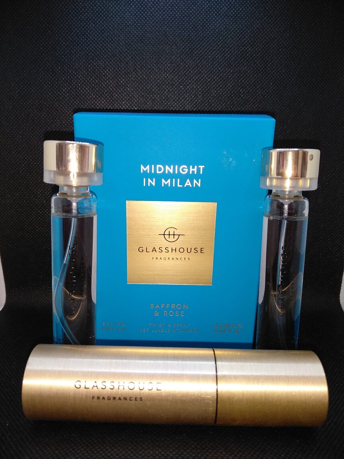 Glasshouse Fragrance Midnight in Milan EDP 19ml 3pc Gift Set