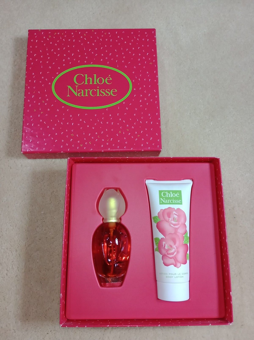 Chloe Narcisse EDT 50ml 2pc Gift Set VINTAGE