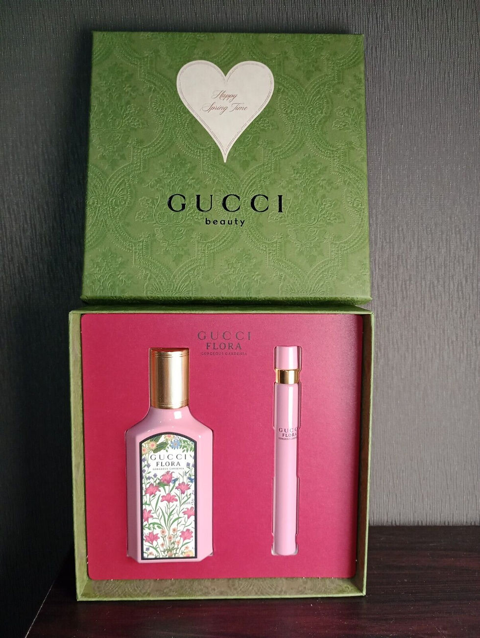 Thumbnail: Gucci Flora Gorgeous Gardenia Happy Spring Time EDP 50ml 2pc Gift Set