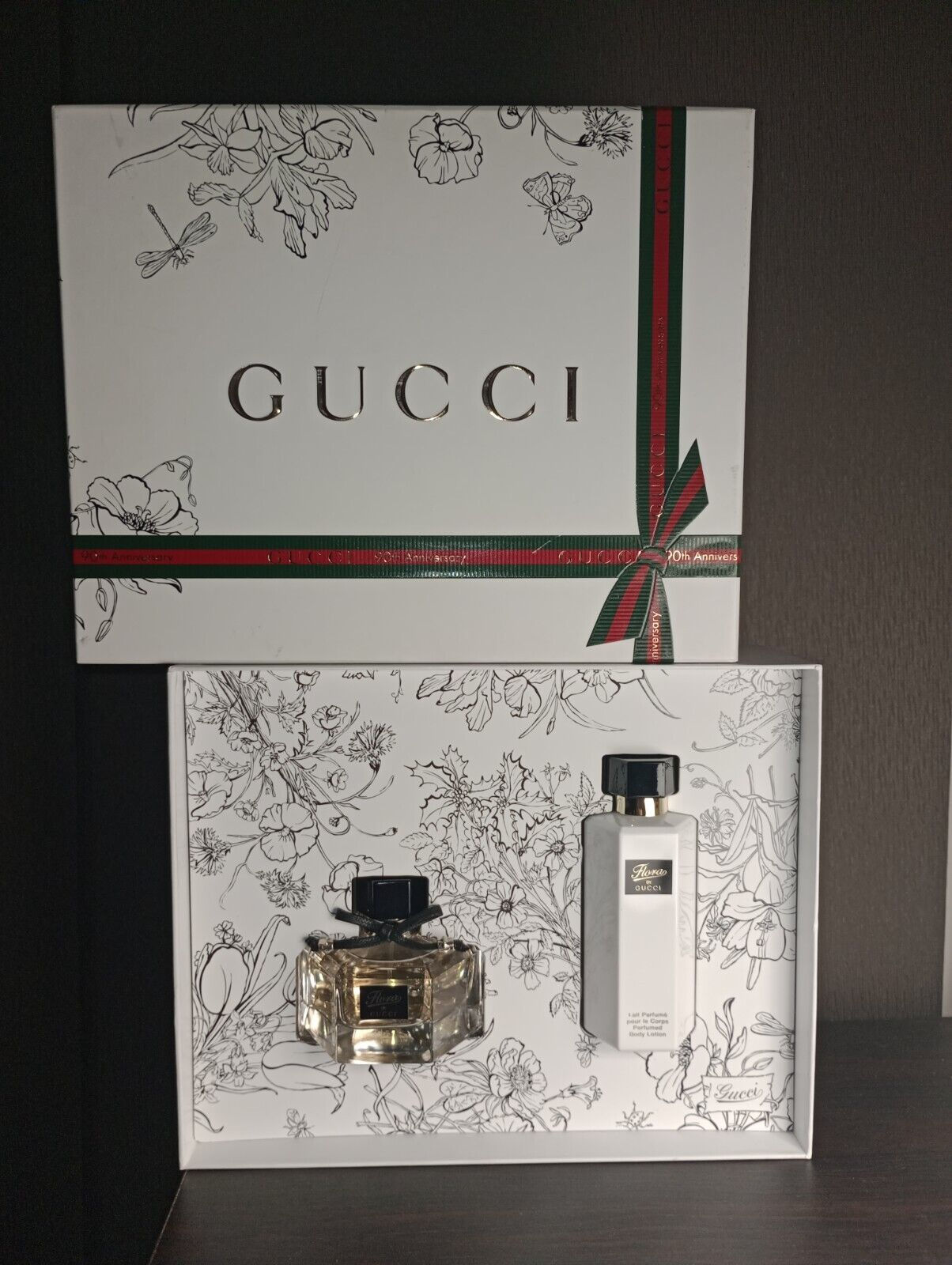 Gucci Flora by Gucci EDT 50ml 2pc Gift Set 90th Anniversary DISCONTINUED
