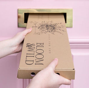 Pink Door and Bloom and Wild Letterbox Flowers box for TV campaign scale-up growth