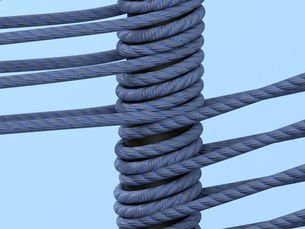 Twisted ropes tightly wrapped around a central column, symbolising strategic alignment and the structural strength that supports enterprise value.