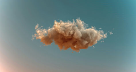 Abstract cloud formation symbolising the intersection of creativity, data and performance in modern business strategy - OSER