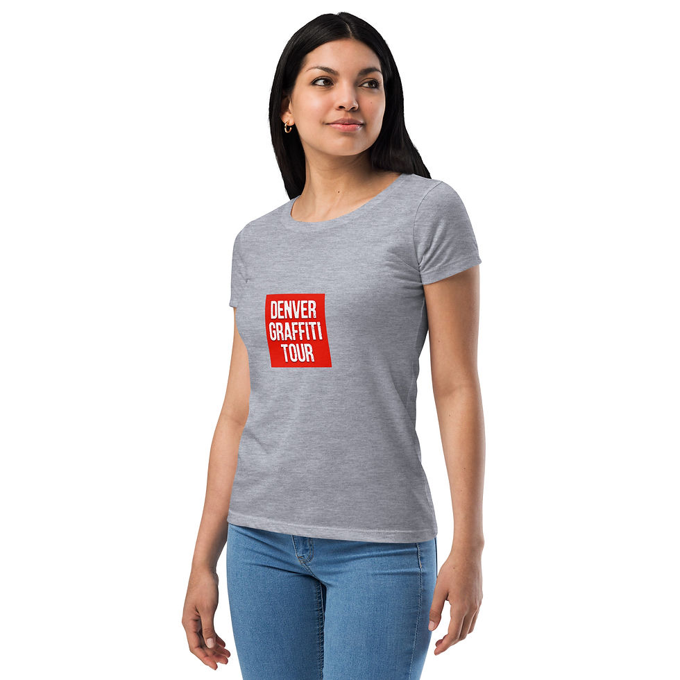 Thumbnail: Denver Graffiti Tour Women’s fitted t-shirt