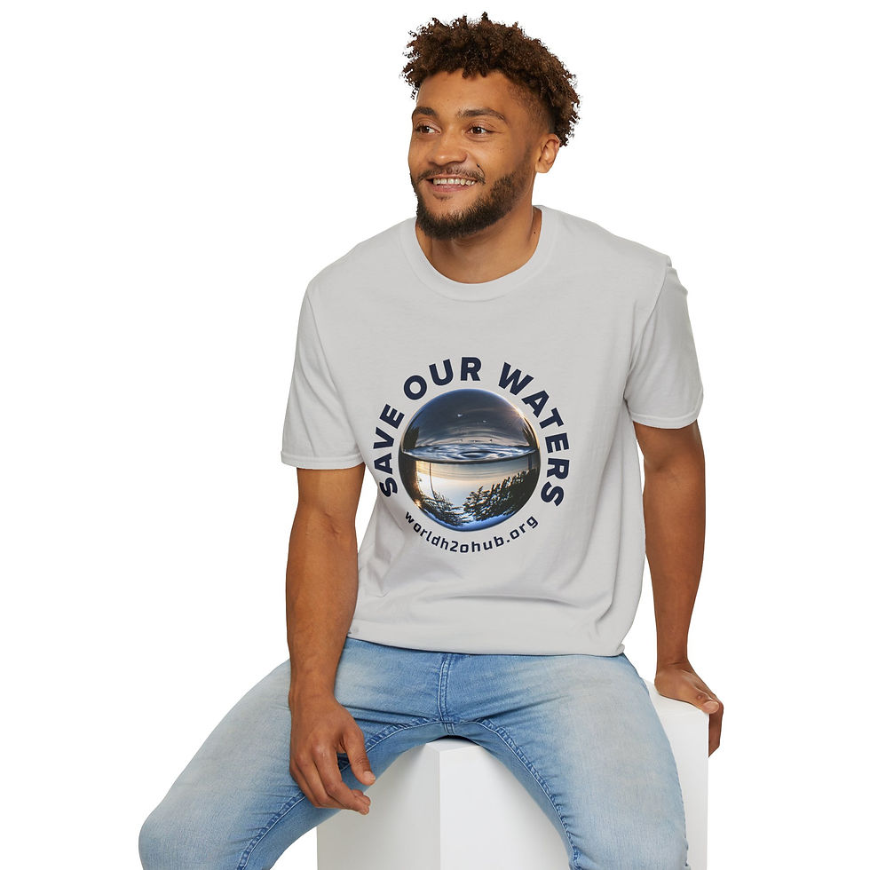 Thumbnail: Sphere | Environment & Water Conservation T-Shirt | 100% Cotton | Ice Grey