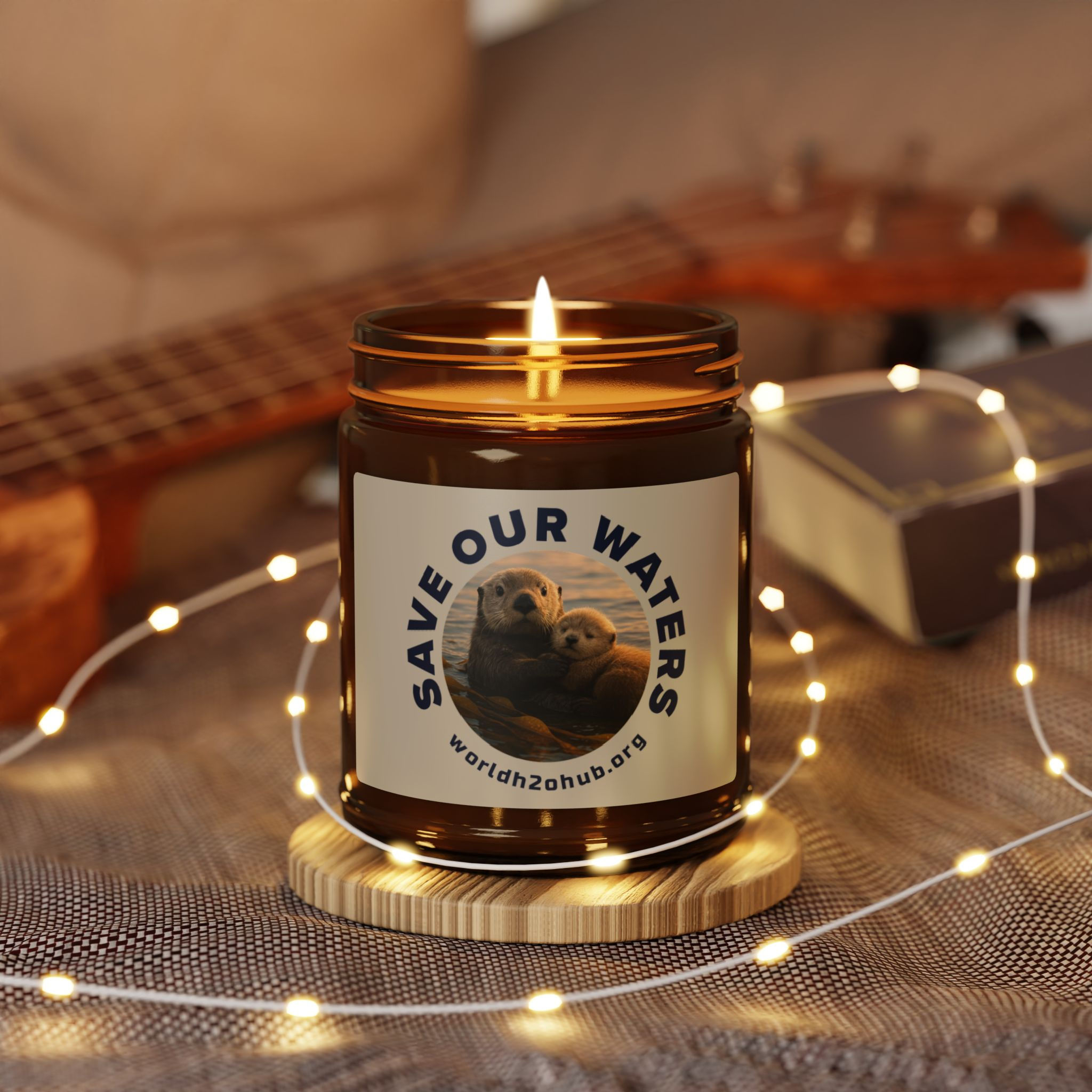 Sea Otter | 100% Natural Soy Wax Candle | Environment & Water Conservation