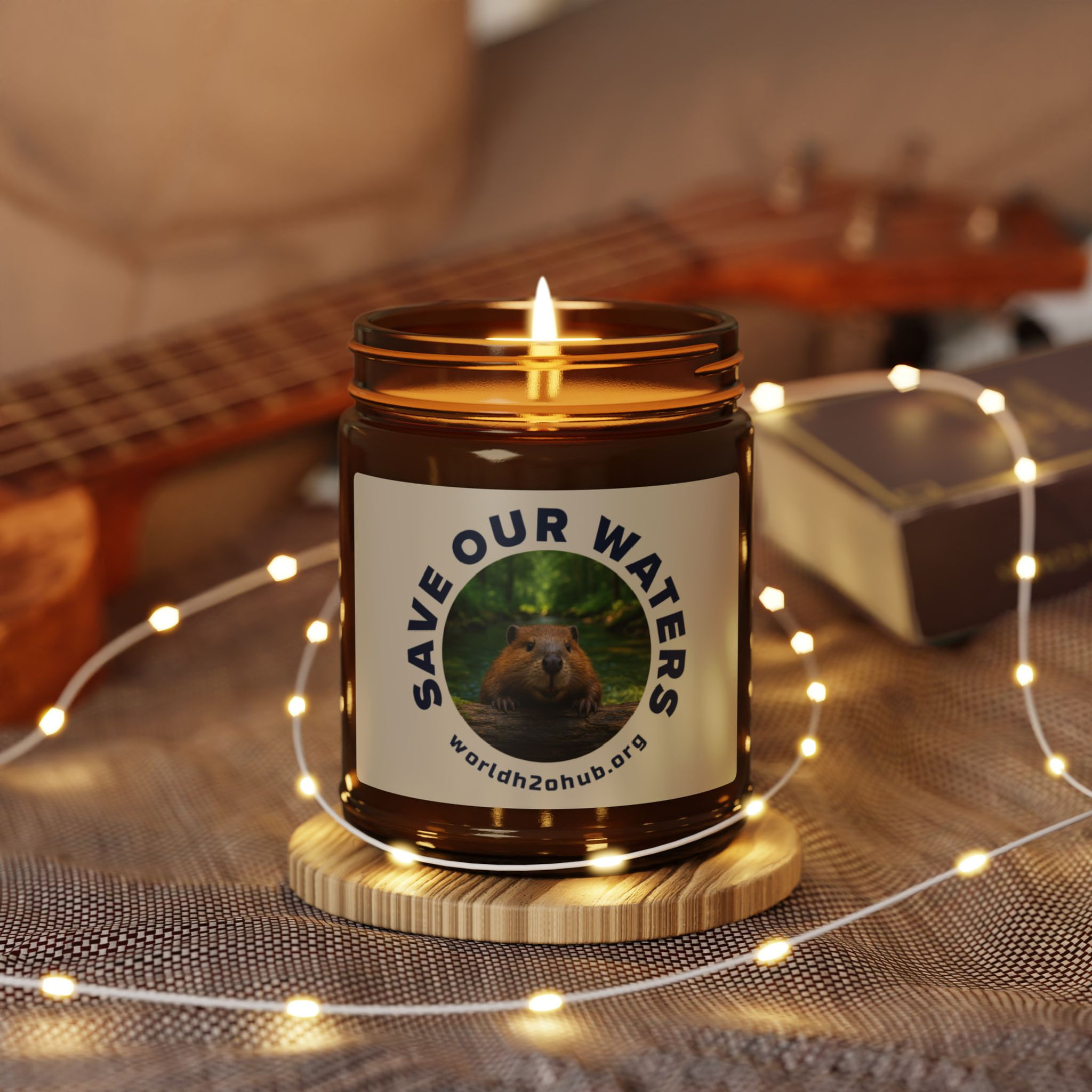 Beaver | 100% Natural Soy Wax Candle | Environment & Water Conservation