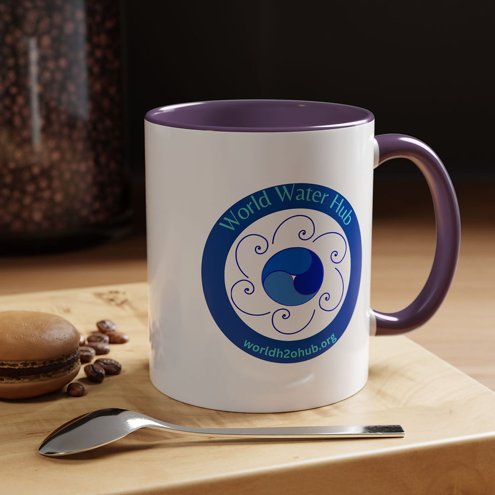 World Water Hub | Environment & Water Conservation | 11oz Coffee Mug | Purple