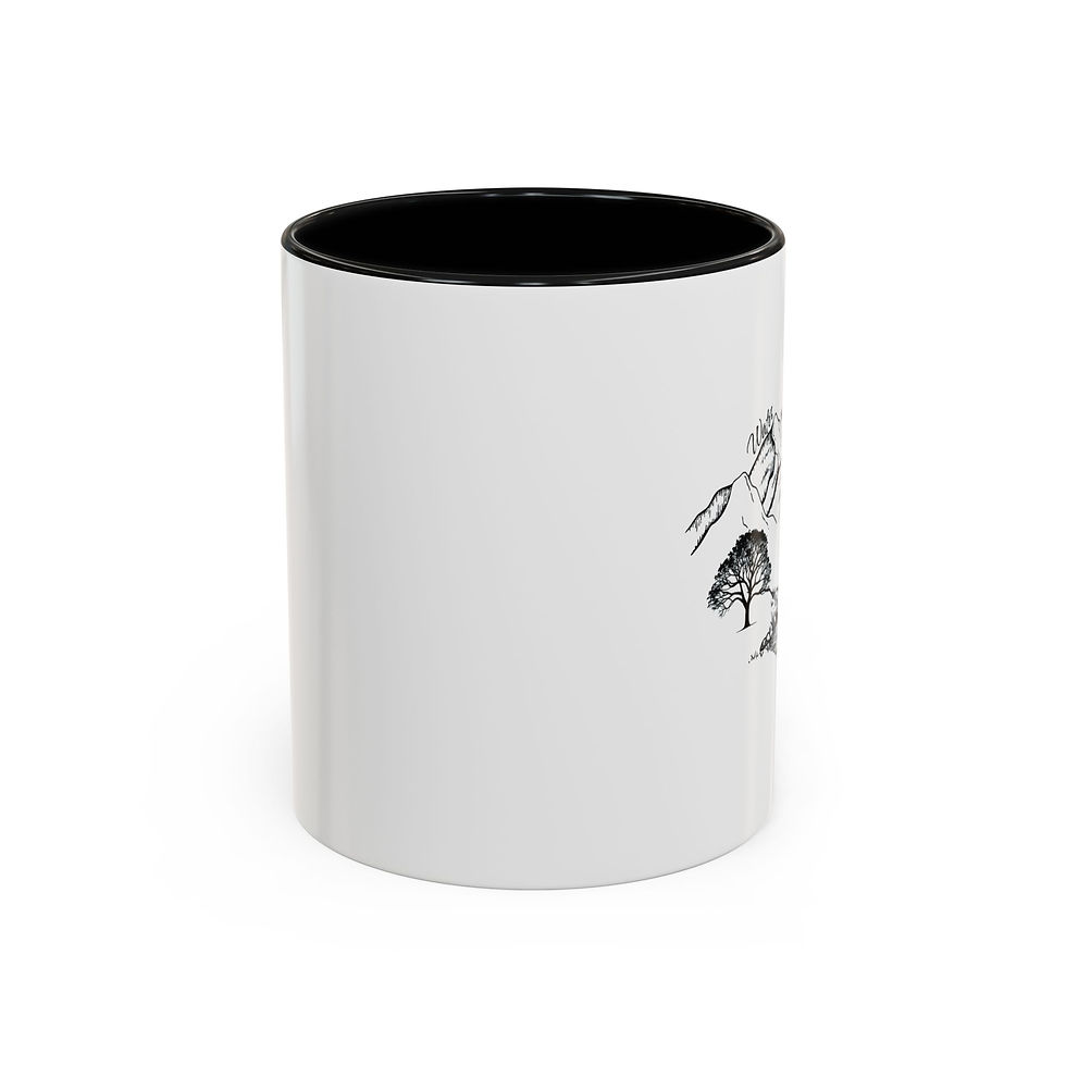Thumbnail: Water Connects Us | Environment & Water Conservation | 11oz Coffee Mug | Black