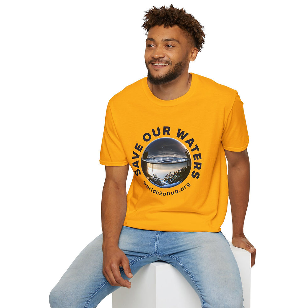 Thumbnail: Sphere | Environment & Water Conservation T-Shirt | 100% Cotton | Gold