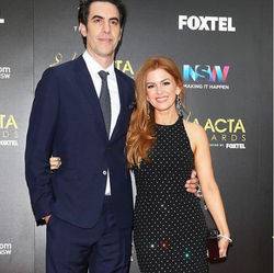 Sacha Baron Cohen & Isla Fisher Make up