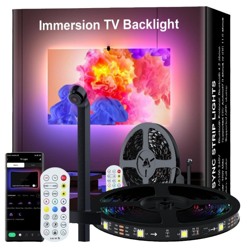 Kit de Iluminação Traseira para TV Immersive