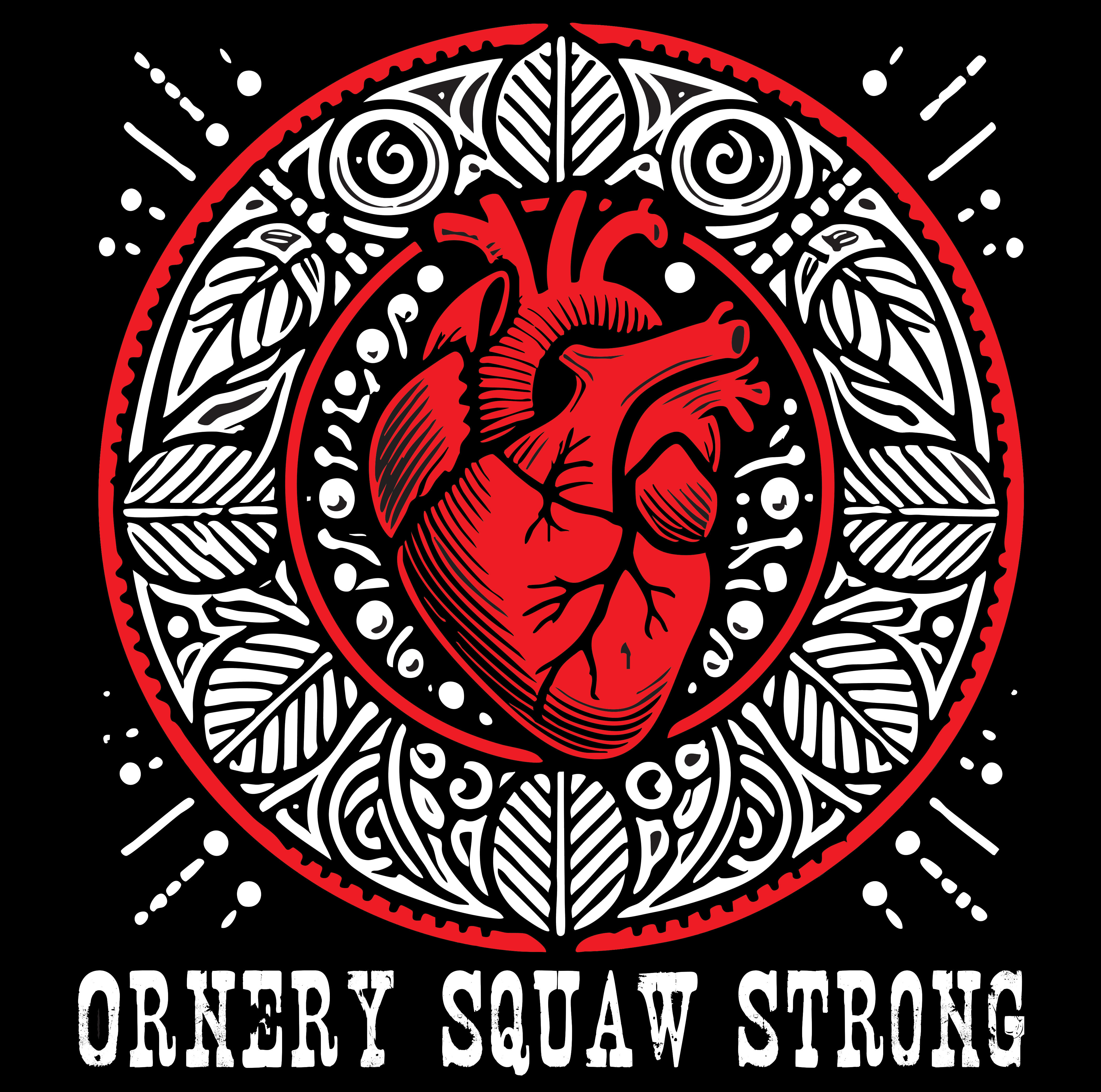 Ornery Squaw Strong Stickers