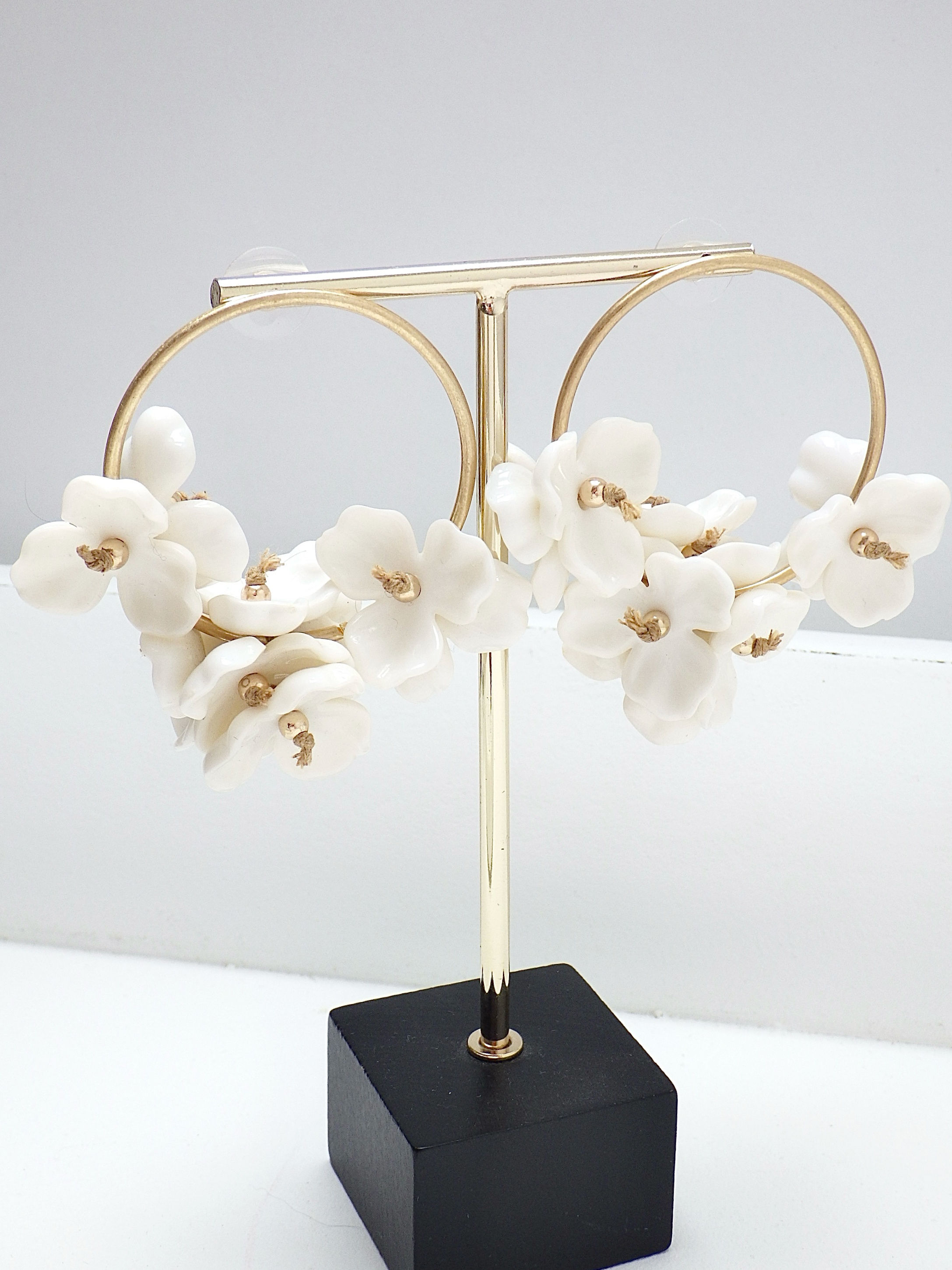 SALE - Ohrringe Blumenhänger #15