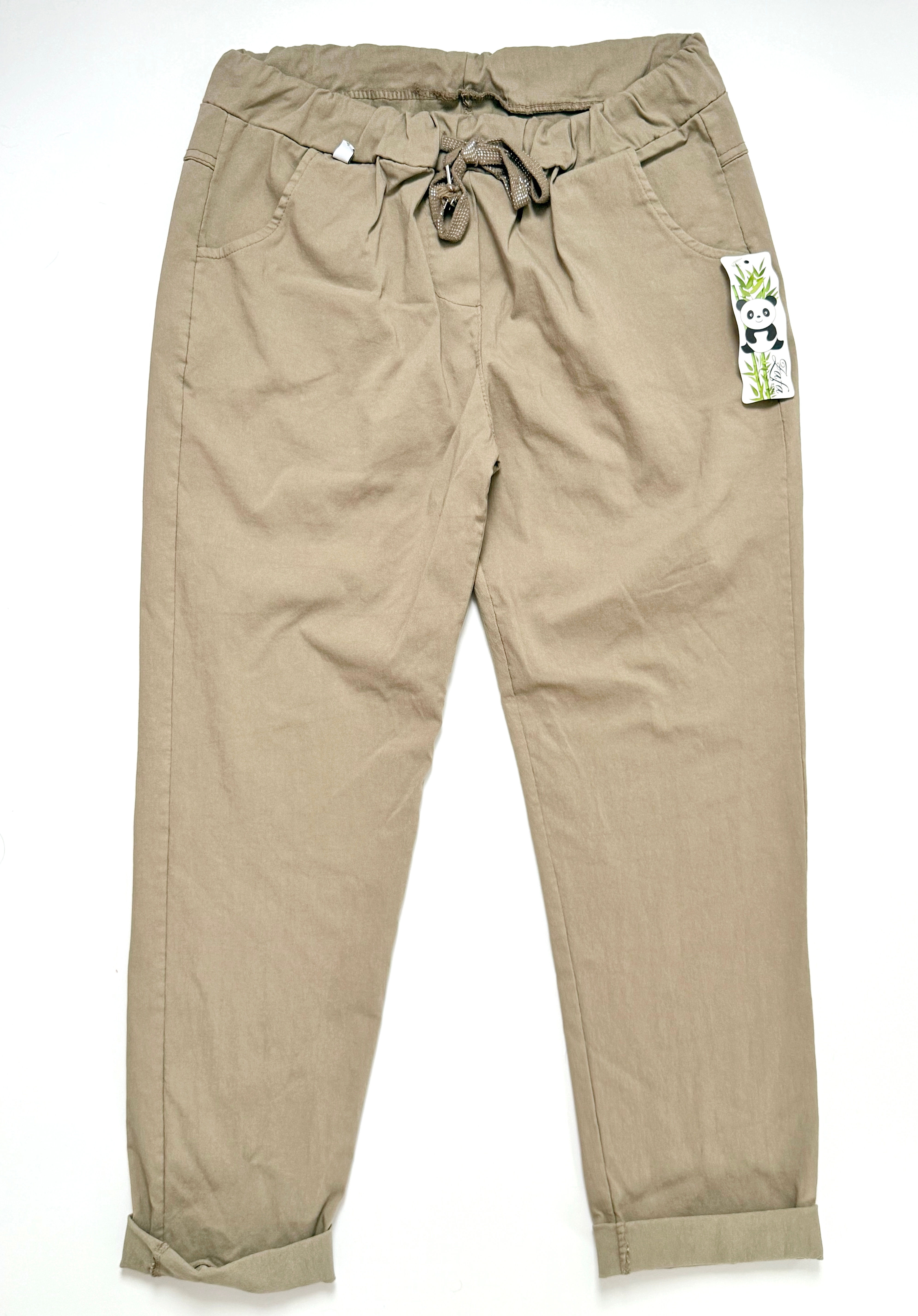 Zauber Stretchhose - Helles Braun