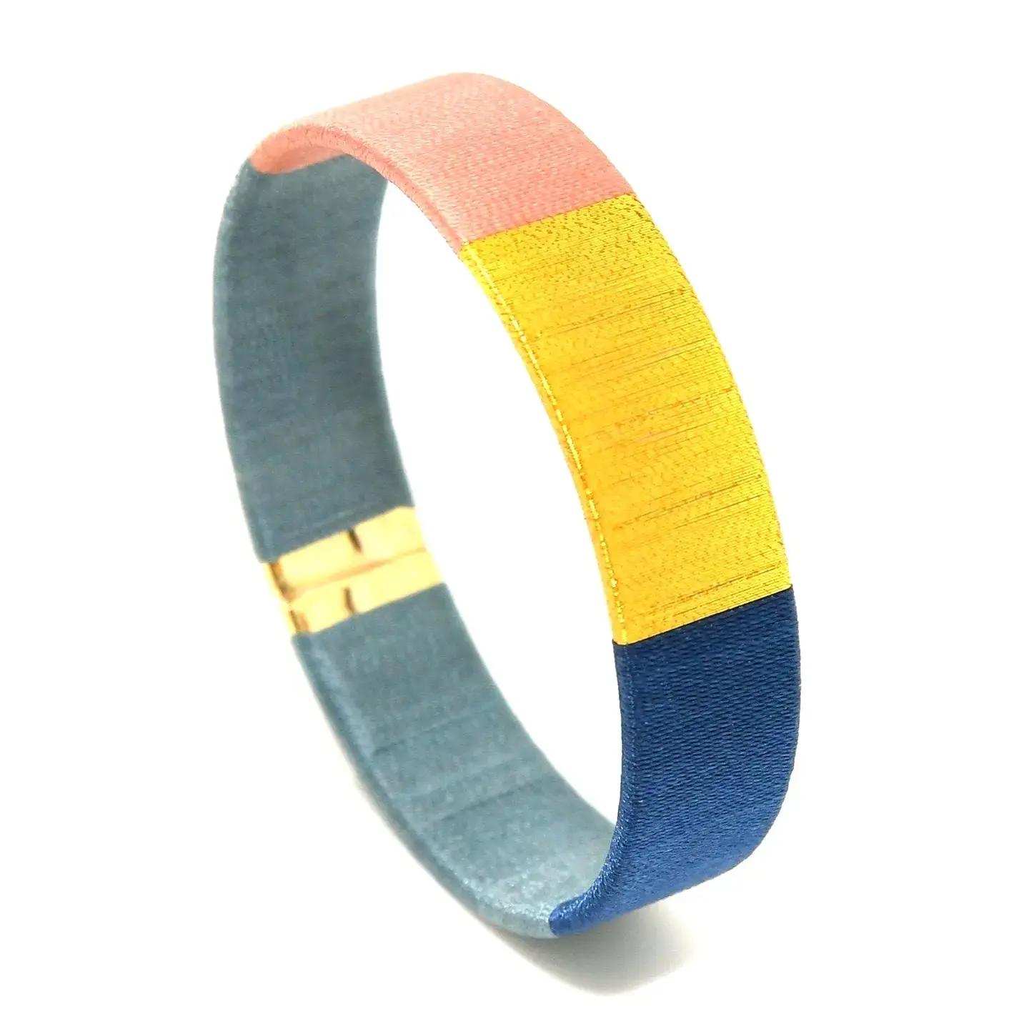 Armreif - ⭐️ - Blau-Gold-Altrosa