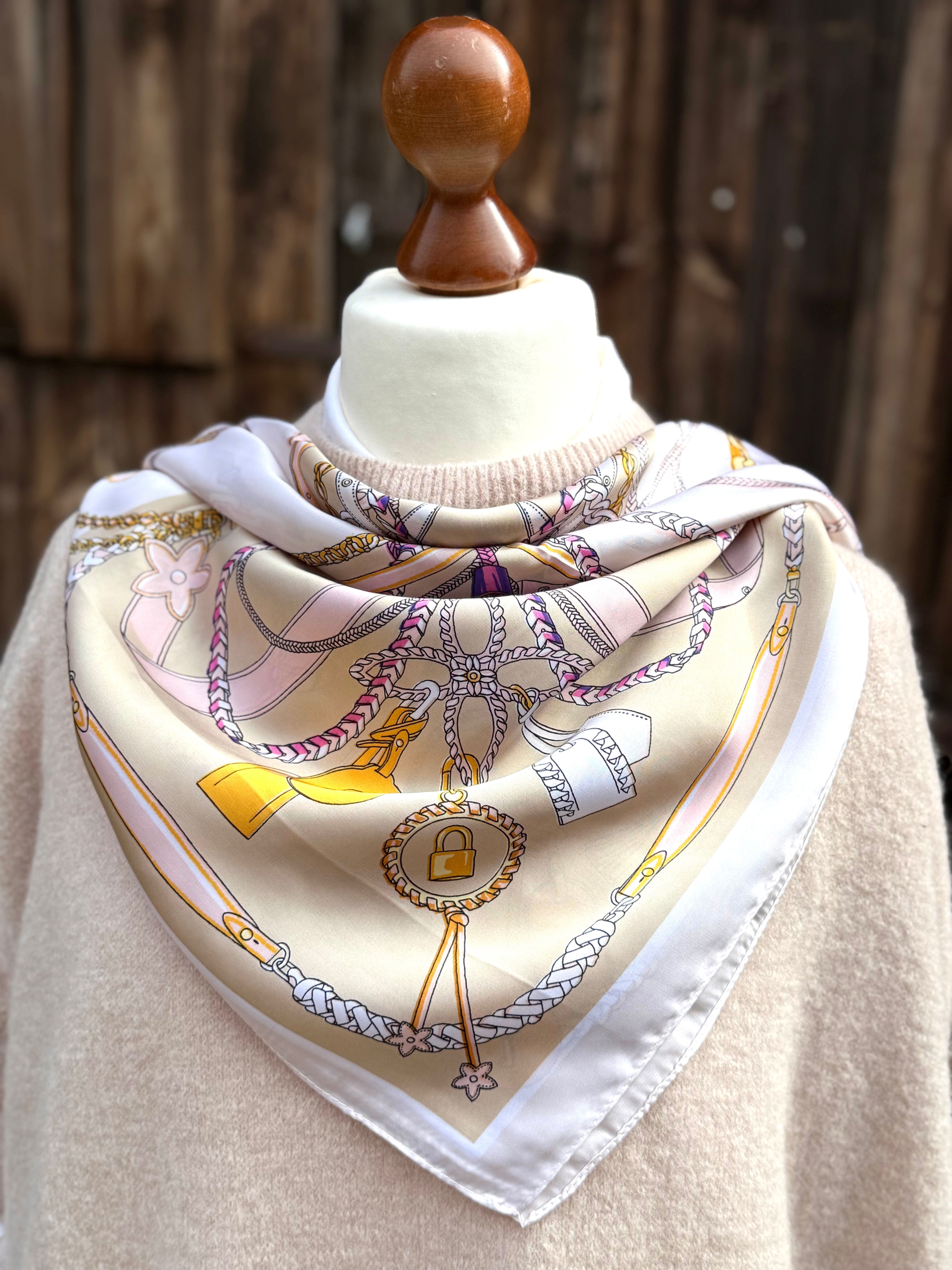 Nickituch - Elfenbein