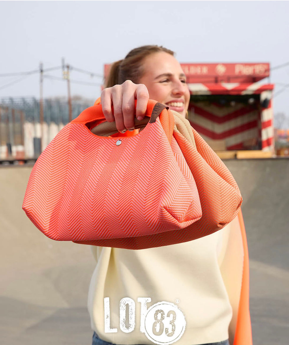 Miniaturbild: Lot 83 Tasche - Neon Orange/Beige Senna 05