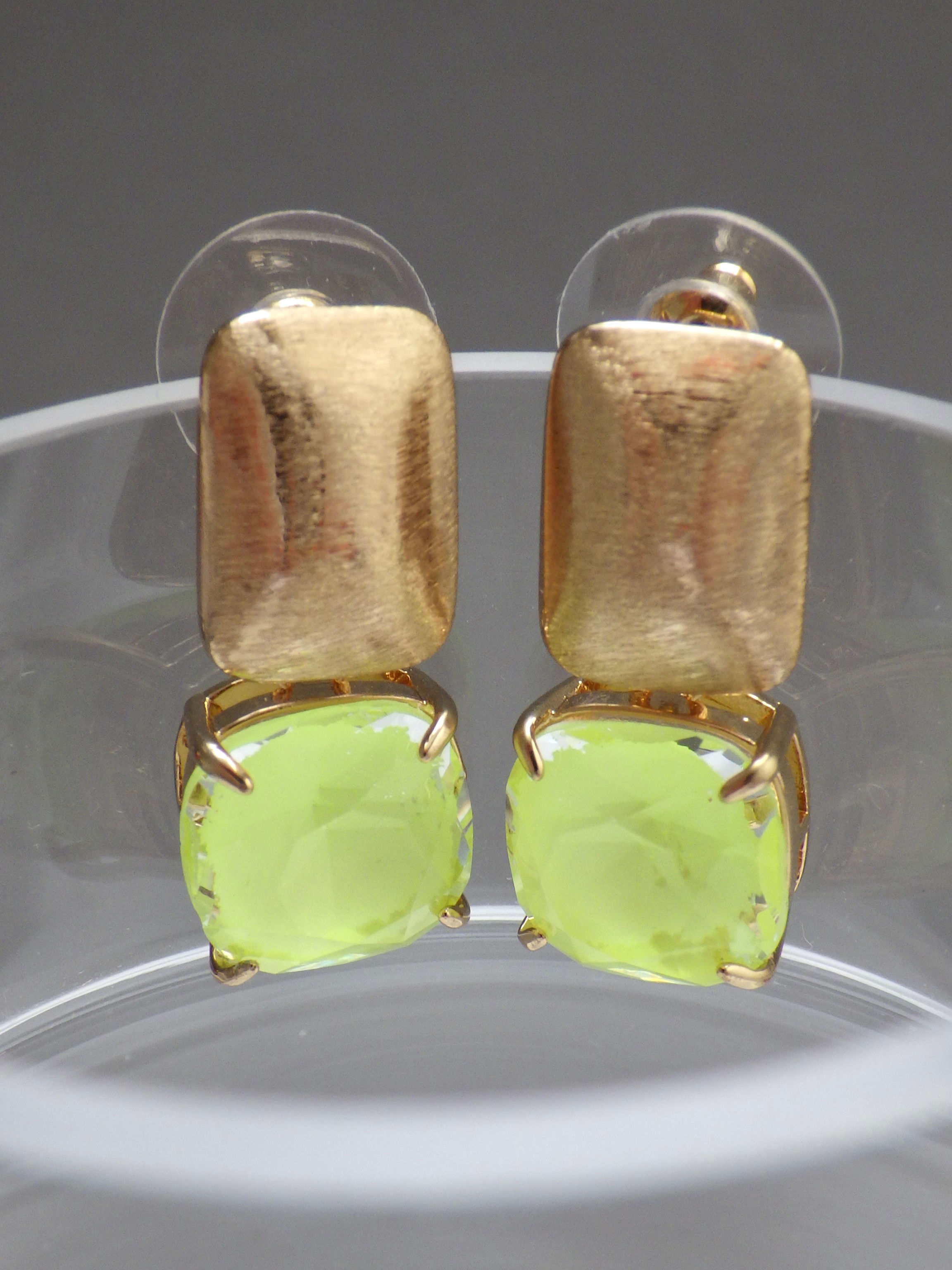 ⭐️ Klassik 2 - Ohrringe Stecker Mattes Neongrün