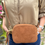 Miniaturbild: Tasche - Wildleder Cognac 
