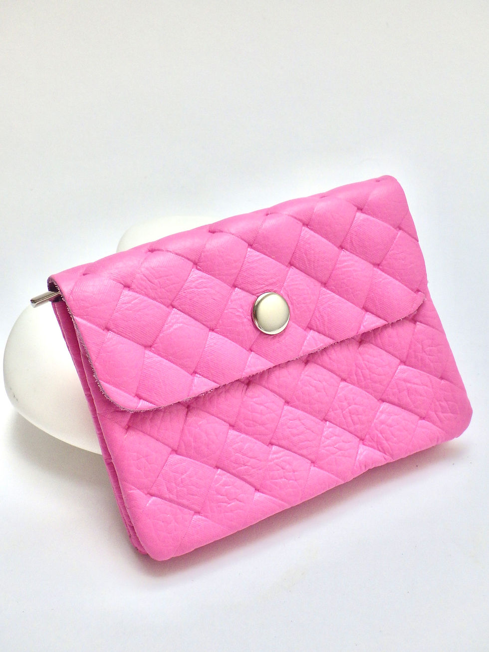 Leder-Portemonnaie - Diamond Rosa