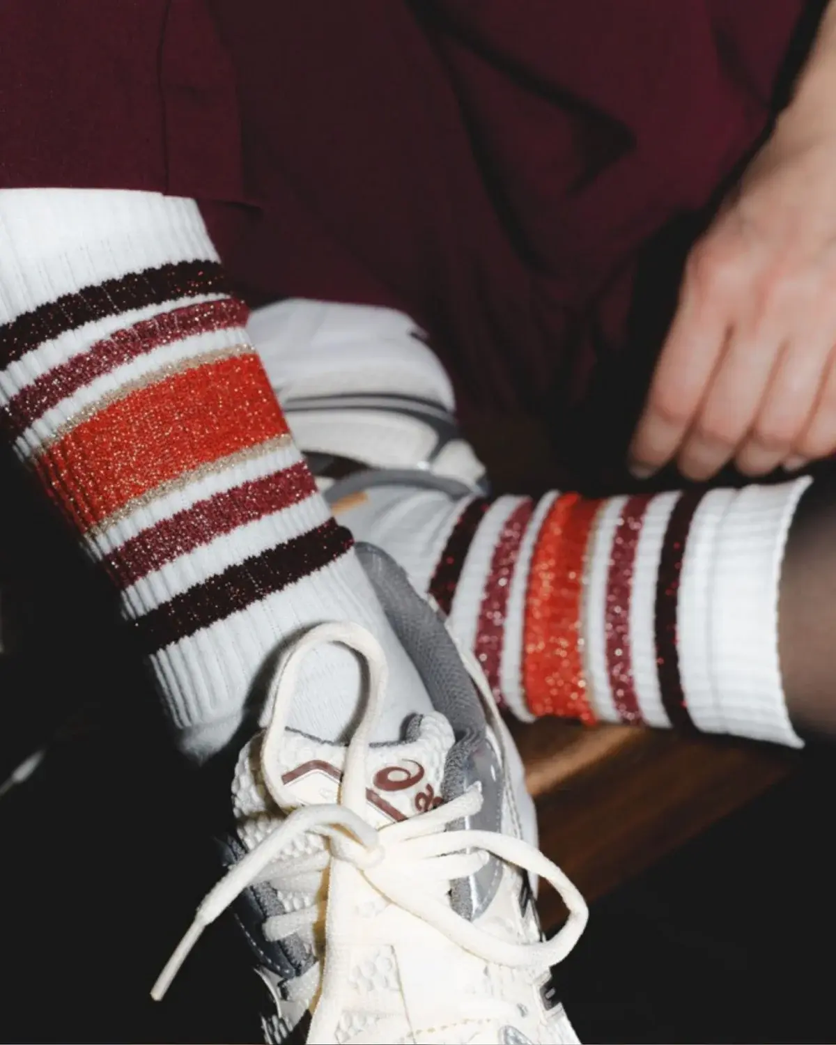 Ooley - Tennissocken Sporty Glitter Chilly