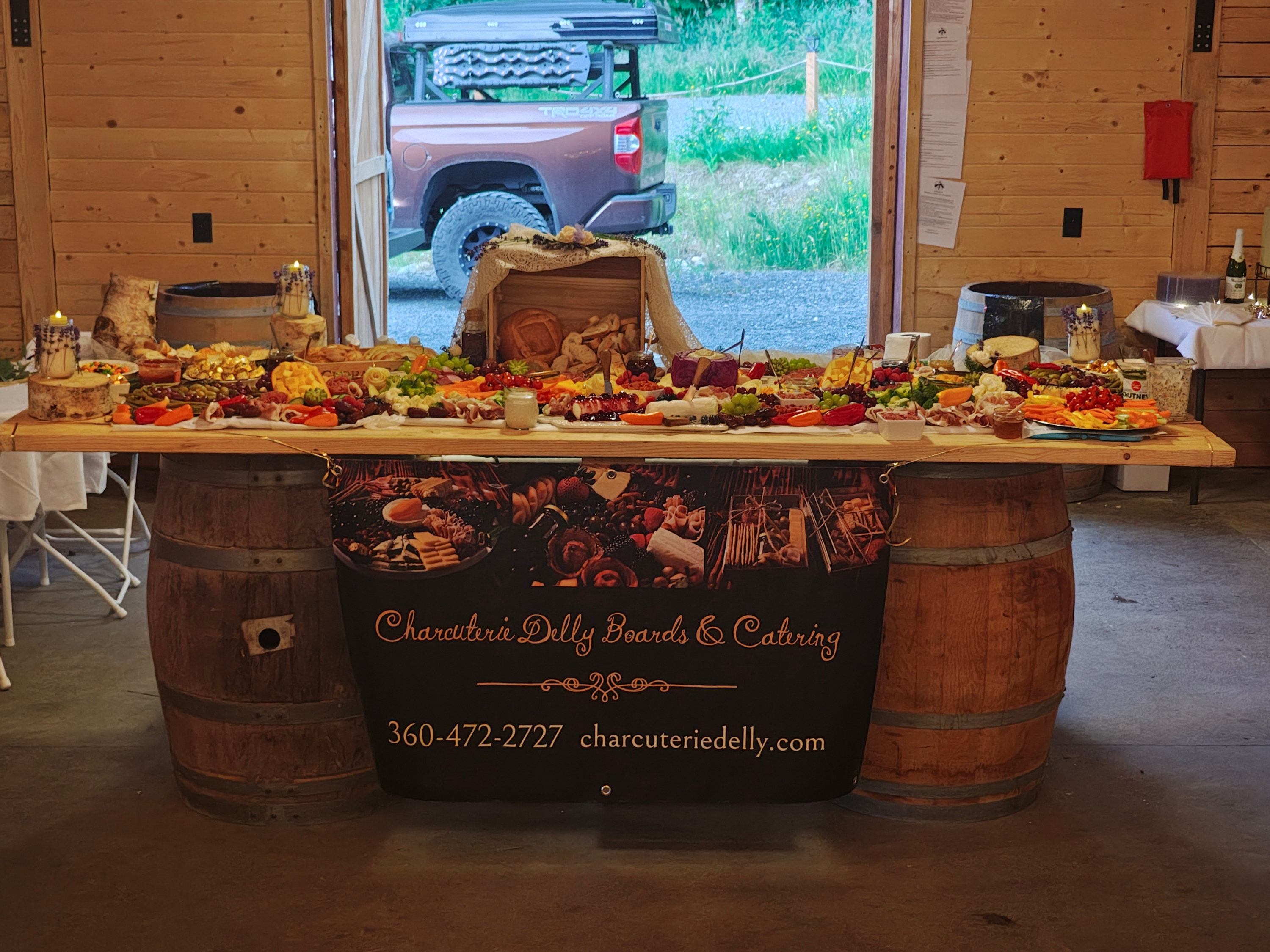 Arranged Food and Objects