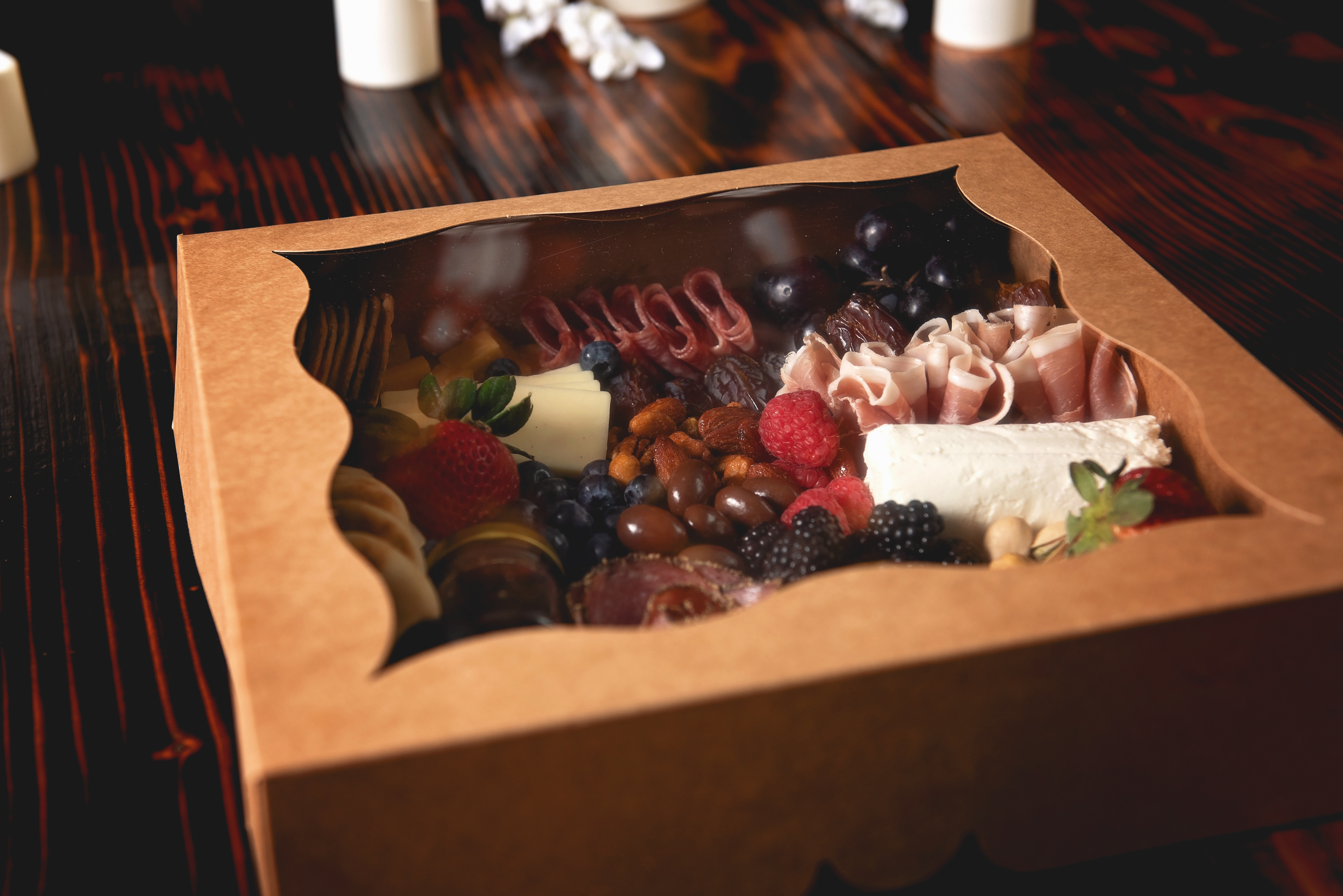 Arranged Food and Objects