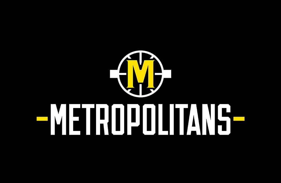 Metropolitans Basketball and Catch12 partnership graphic with basketball and logo elements