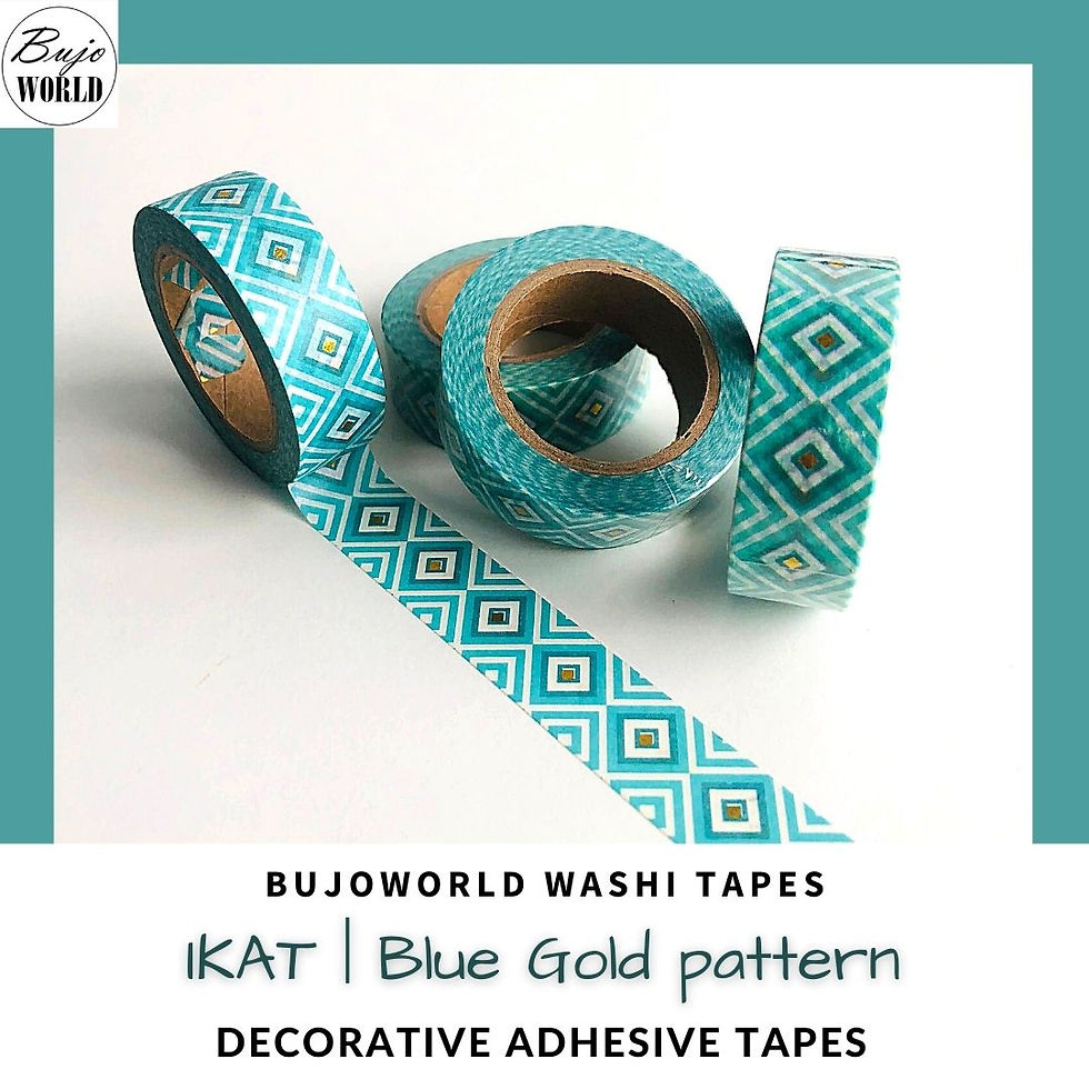 Thumbnail: Azure 5 10m*15mm Washi Tape Set