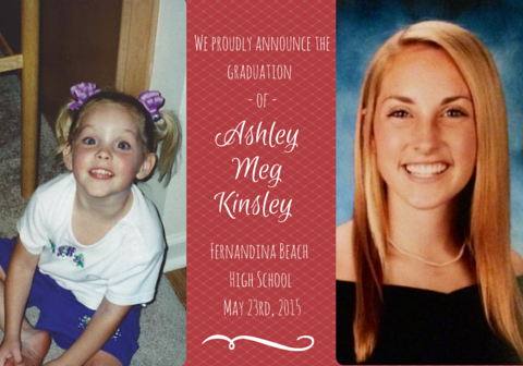 Floral Grad Announcement | Side B
