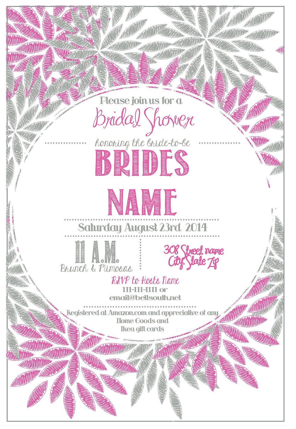 Bridal Shower Invitation