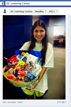 Winner of social media contest